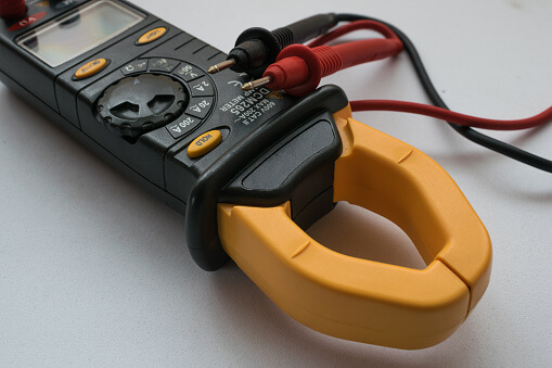 Photo of a an electical multimeter used in electrical calibration.