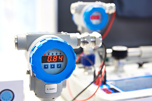 Picture of a pressure transmitter.